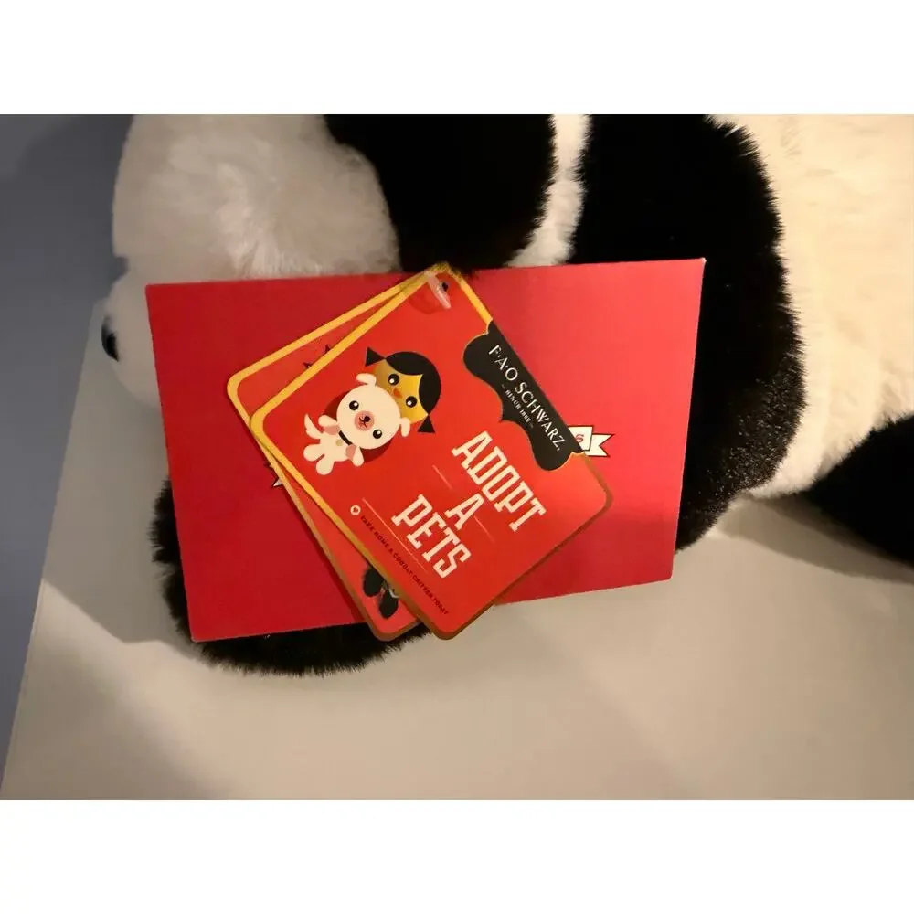NWT FAO Schwarz Plush Panda